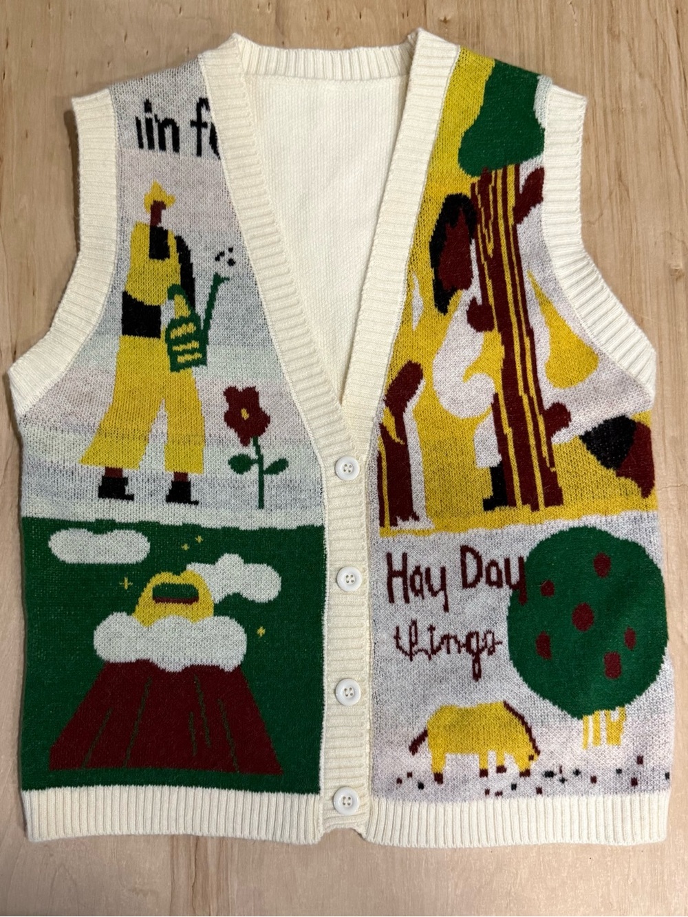 “Hay Day Things” Sweater Vest